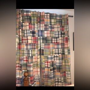 Pottery barn kids Plaid  Curtains